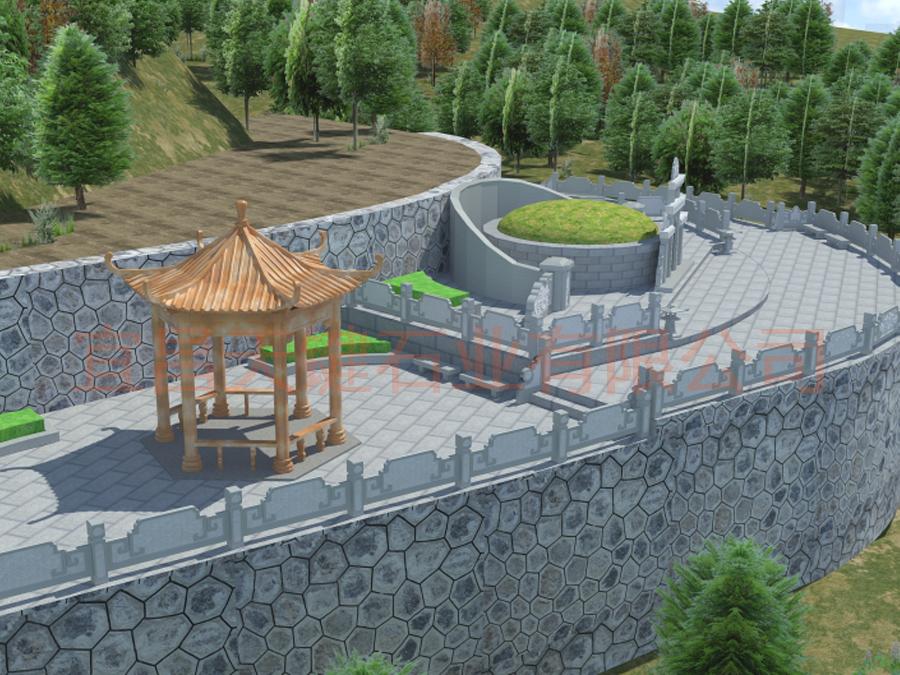 豪华墓地设计定制_石雕墓碑生产厂家_湖北宜昌天键石业 - 天键石业